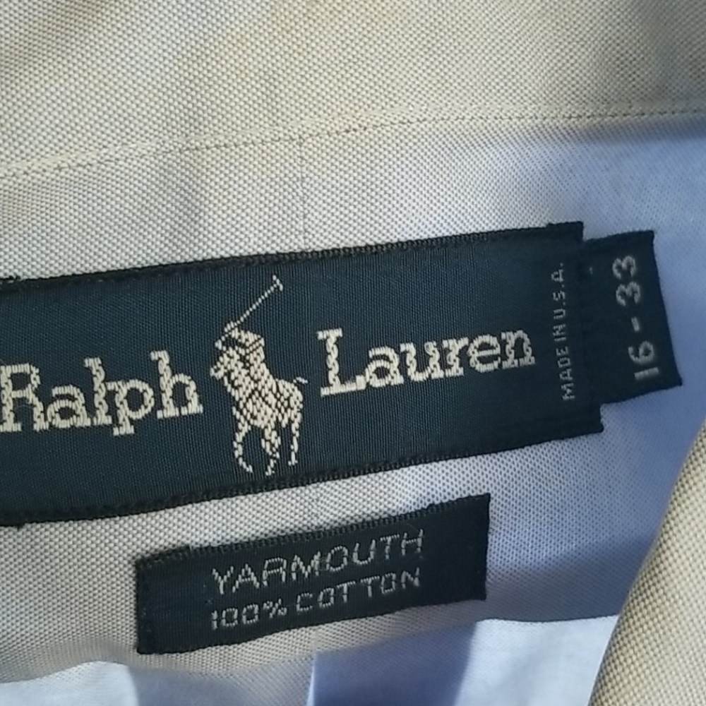 Mens Polo Dress Shirt Size 16-33
